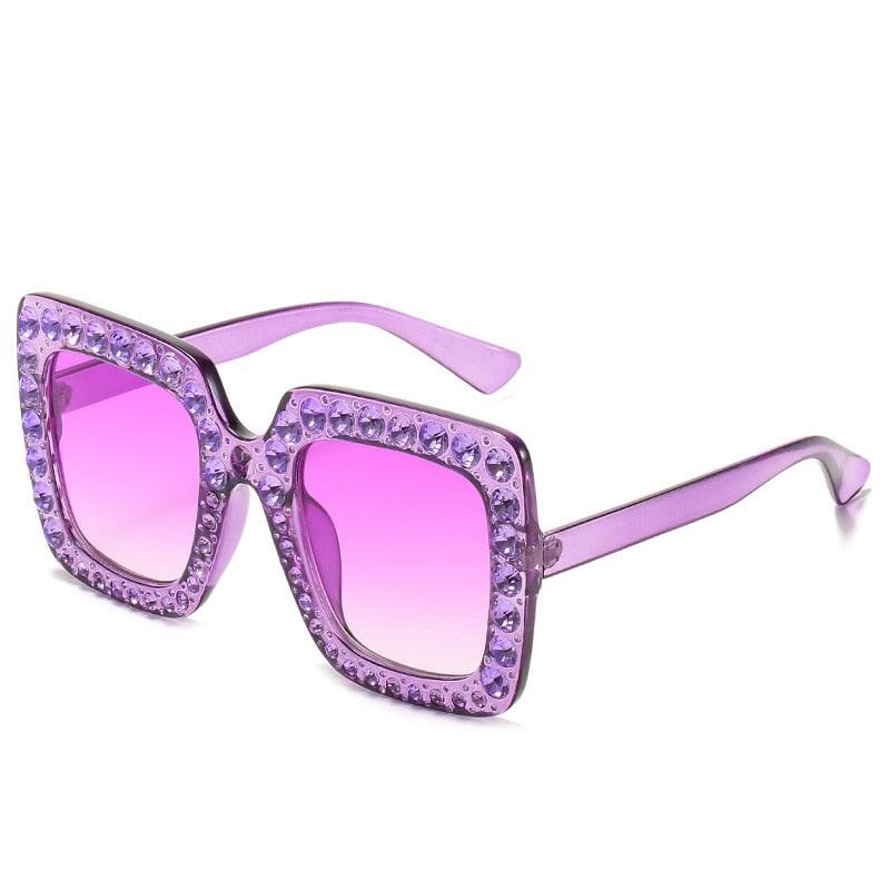 Amber Retro Square Sunglasses - Rad Sunnies