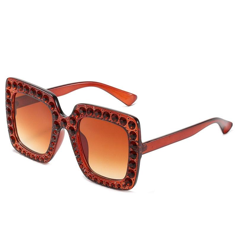 Amber Retro Square Sunglasses - Rad Sunnies