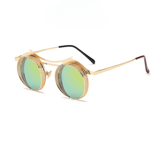 Archimedes Steampunk Round Sunglasses - Rad Sunnies