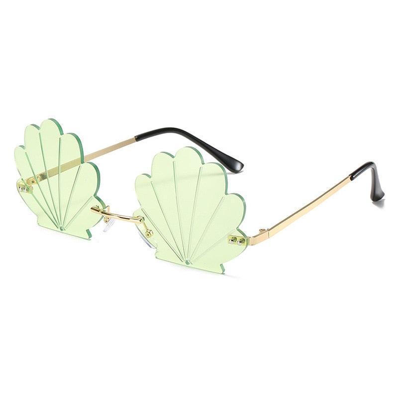 Ariel Rimless Shell Sunglasses - Rad Sunnies