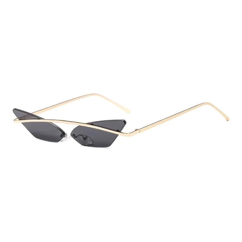 Ava Rimless Cat Eye Sunglasses - Rad Sunnies