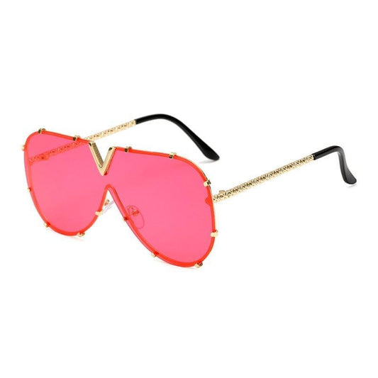 Brooke Oversized Aviator Sunglasses - Rad Sunnies