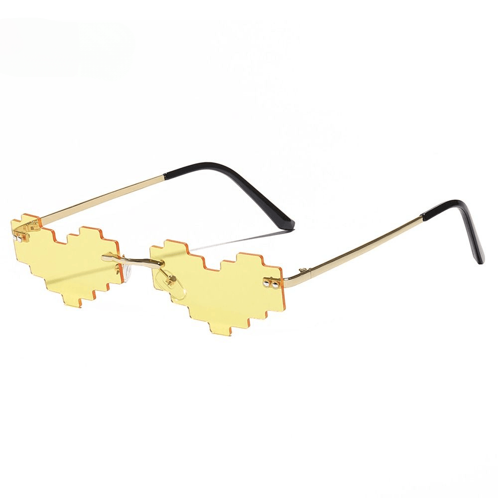 Cirrus Rimless Heart Sunglasses - Rad Sunnies