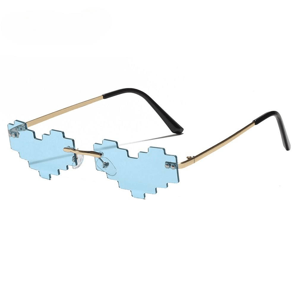 Cirrus Rimless Heart Sunglasses - Rad Sunnies