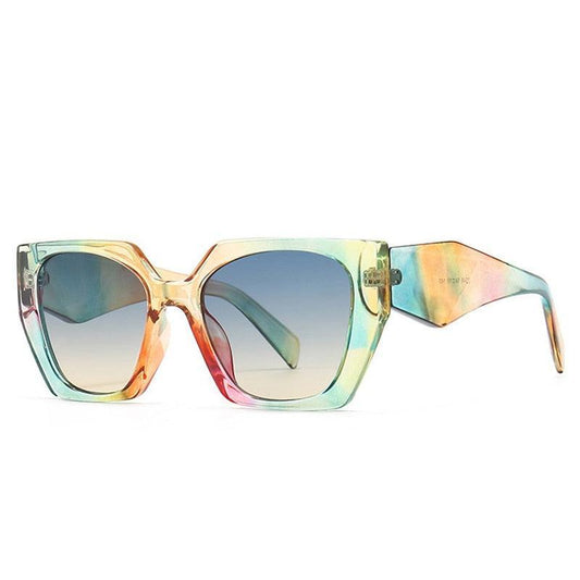 Claudia Retro Geometric Sunglasses - Rad Sunnies