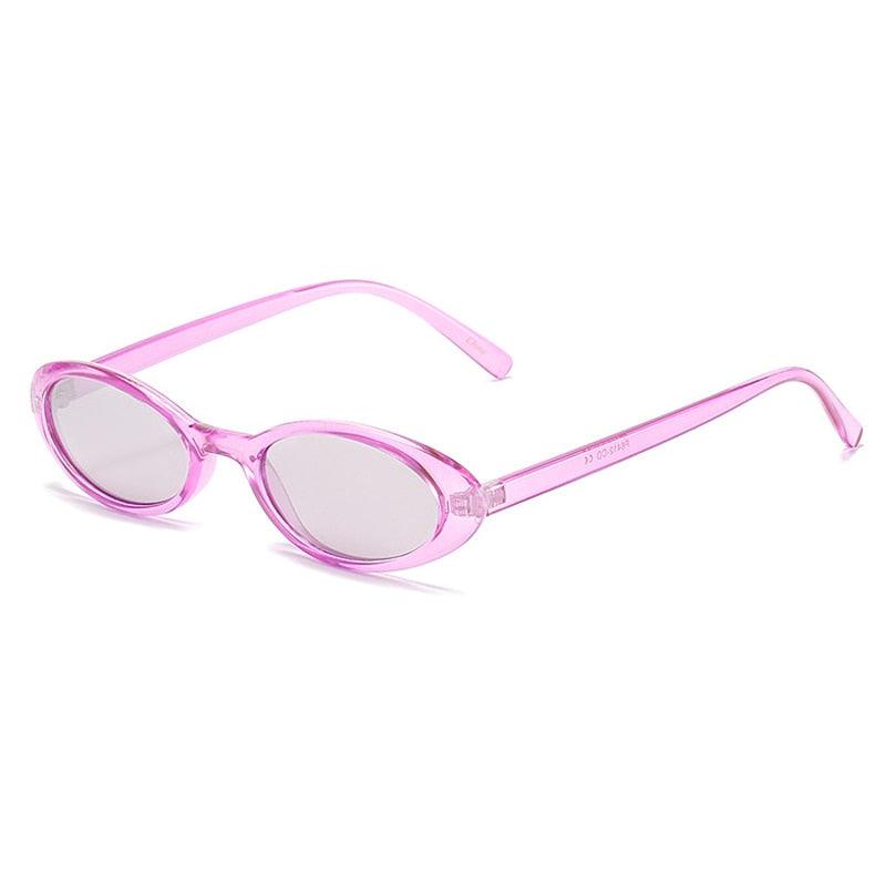 Clea Retro Oval Sunglasses - Rad Sunnies