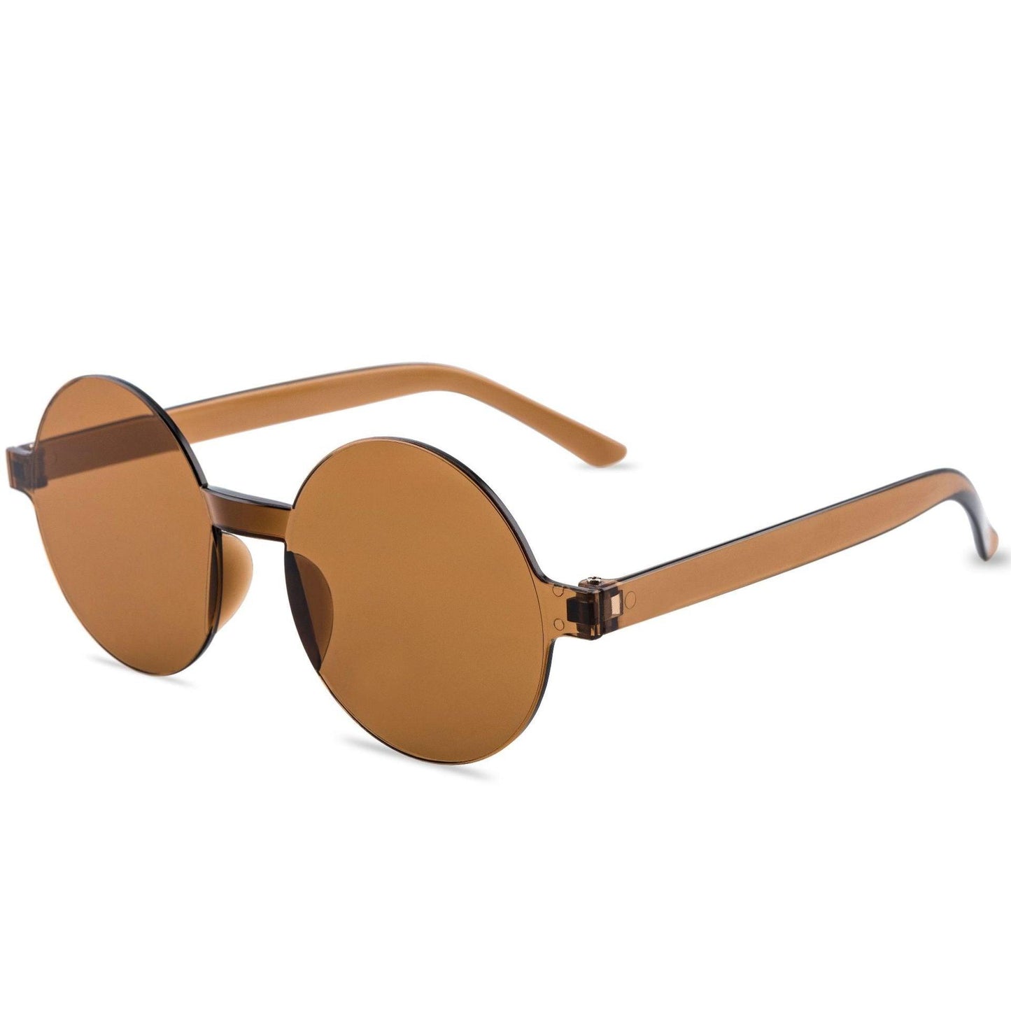 Cleo Rimless Round Sunglasses - Rad Sunnies