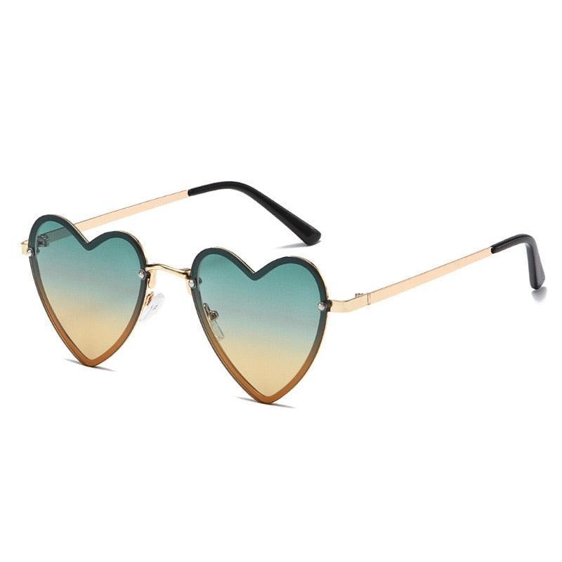 Cora Rimless Heart Sunglasses - Rad Sunnies