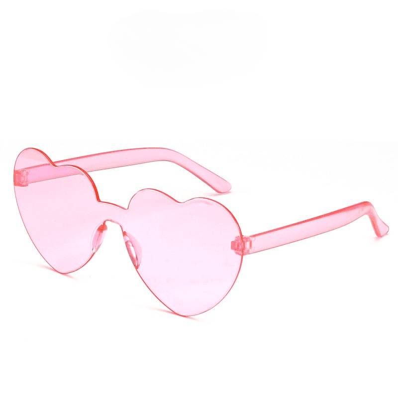 Cupid Rimless Heart Sunglasses - Rad Sunnies