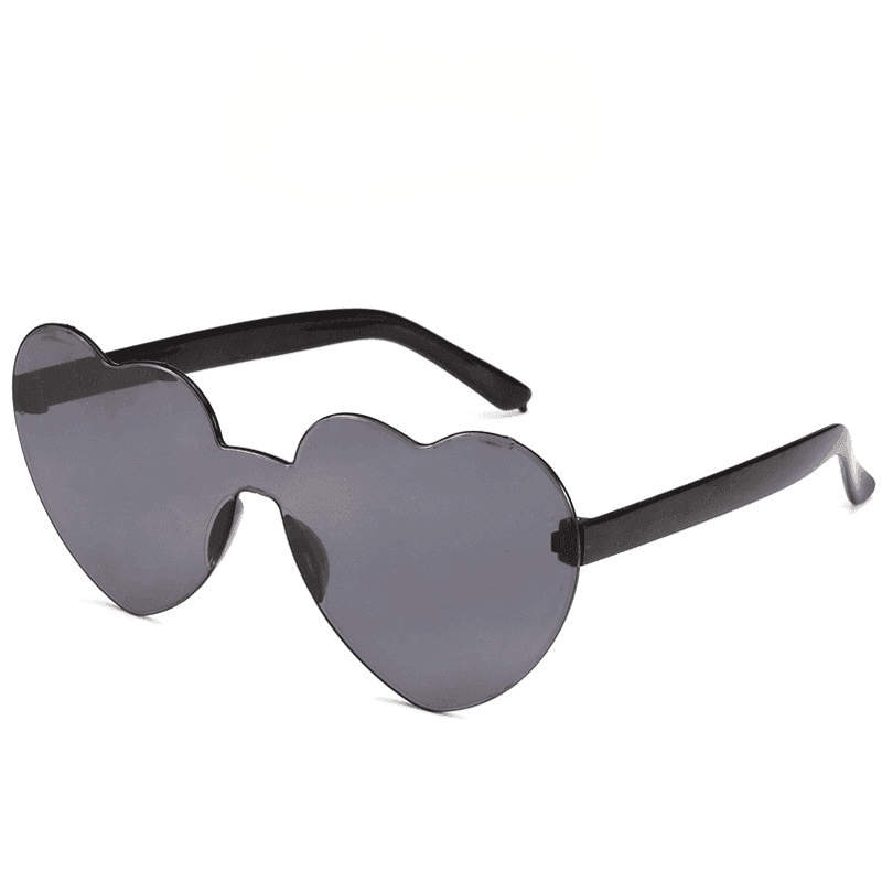 Cupid Rimless Heart Sunglasses - Rad Sunnies