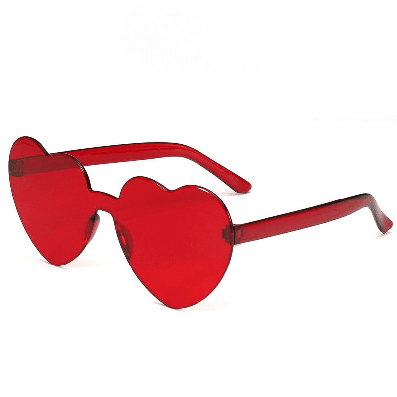Cupid Rimless Heart Sunglasses - Rad Sunnies