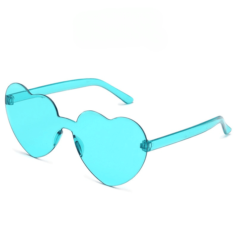 Cupid Rimless Heart Sunglasses - Rad Sunnies