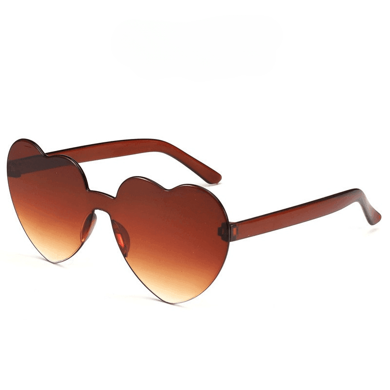 Cupid Rimless Heart Sunglasses - Rad Sunnies