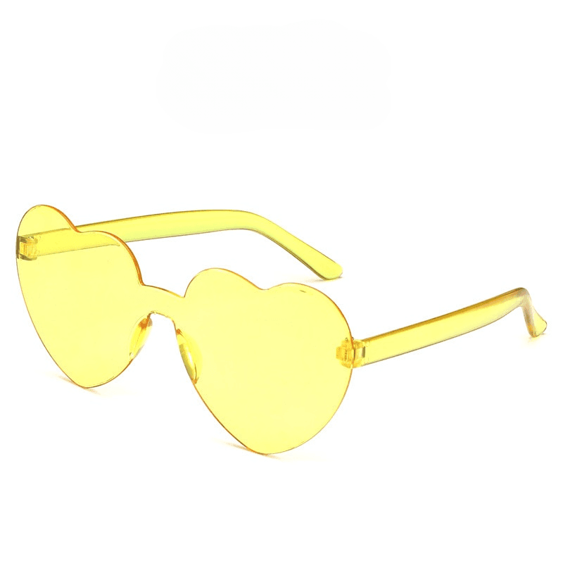 Cupid Rimless Heart Sunglasses - Rad Sunnies