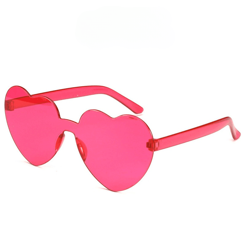 Cupid Rimless Heart Sunglasses - Rad Sunnies