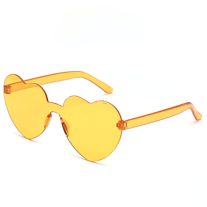 Cupid Rimless Heart Sunglasses - Rad Sunnies