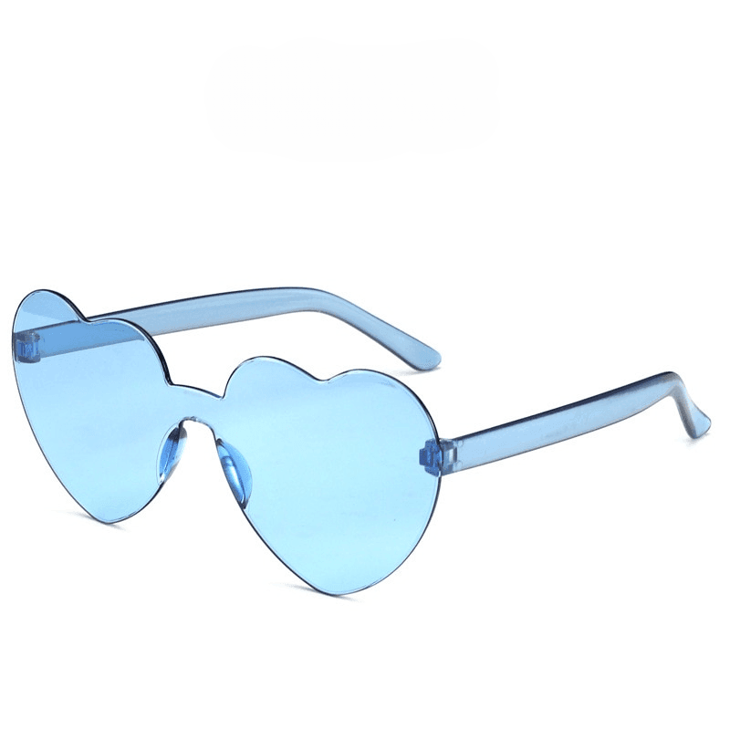 Cupid Rimless Heart Sunglasses - Rad Sunnies