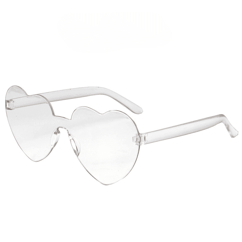 Cupid Rimless Heart Sunglasses - Rad Sunnies