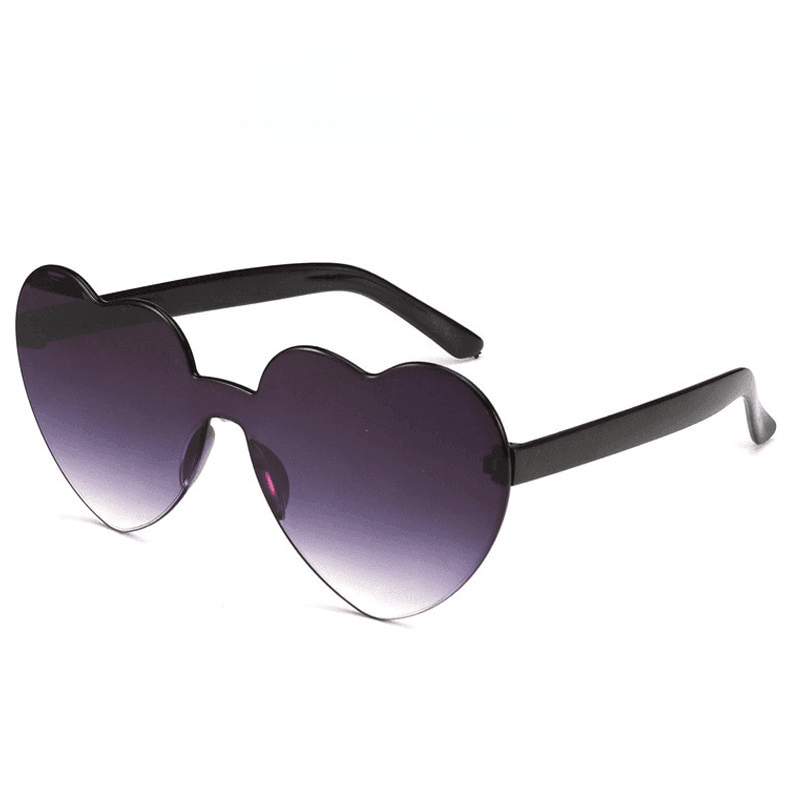Cupid Rimless Heart Sunglasses - Rad Sunnies
