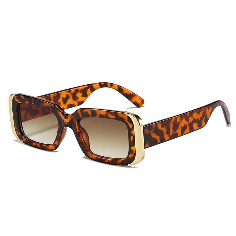 Daphne Retro Rectangle Sunglasses - Rad Sunnies