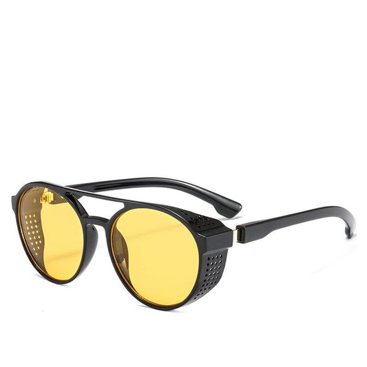 Draven Steampunk Round Sunglasses - Rad Sunnies