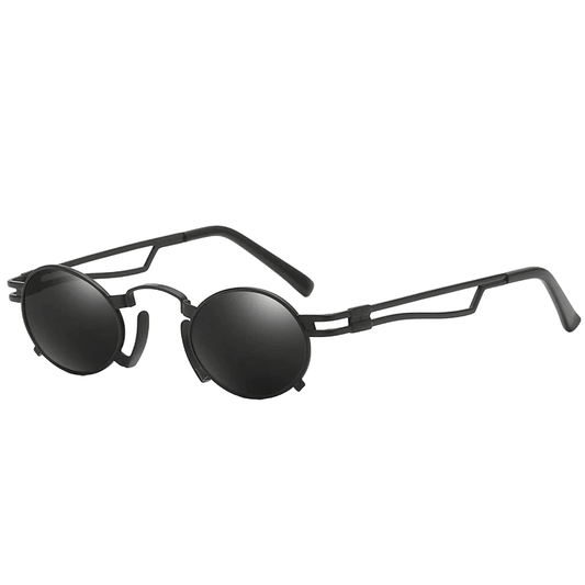 Eira Steampunk Oval Sunglasses - Rad Sunnies