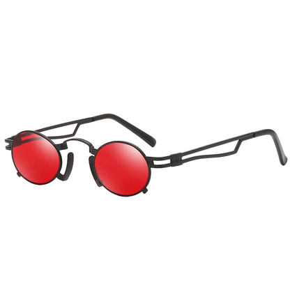 Eira Steampunk Oval Sunglasses - Rad Sunnies