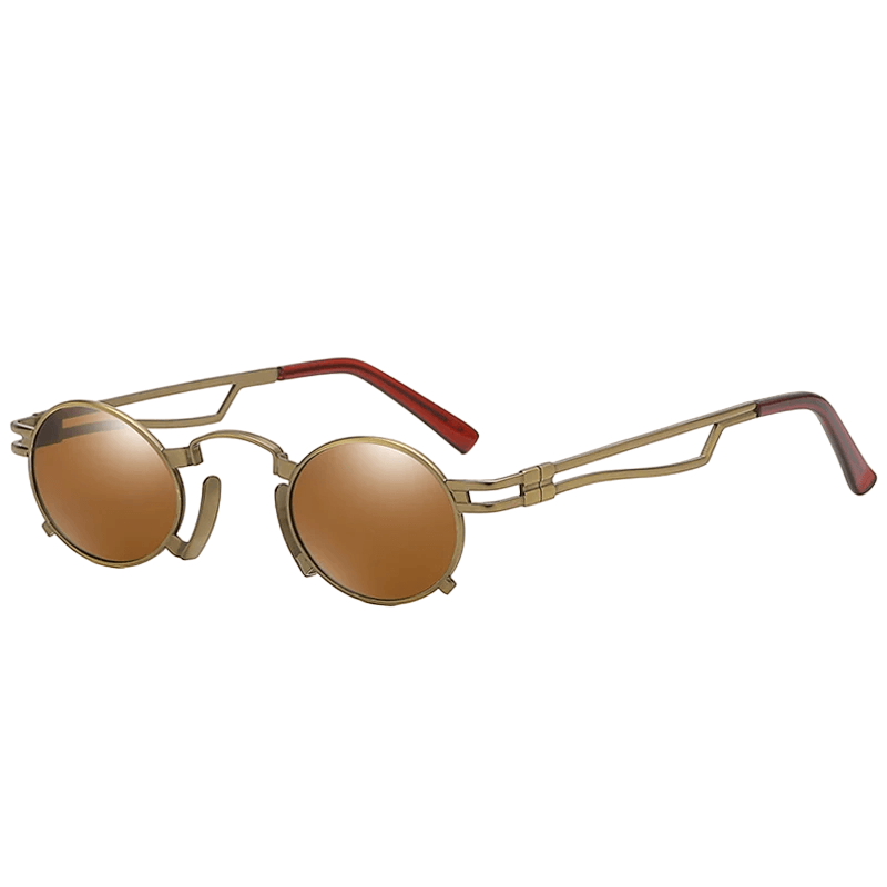 Eira Steampunk Oval Sunglasses - Rad Sunnies