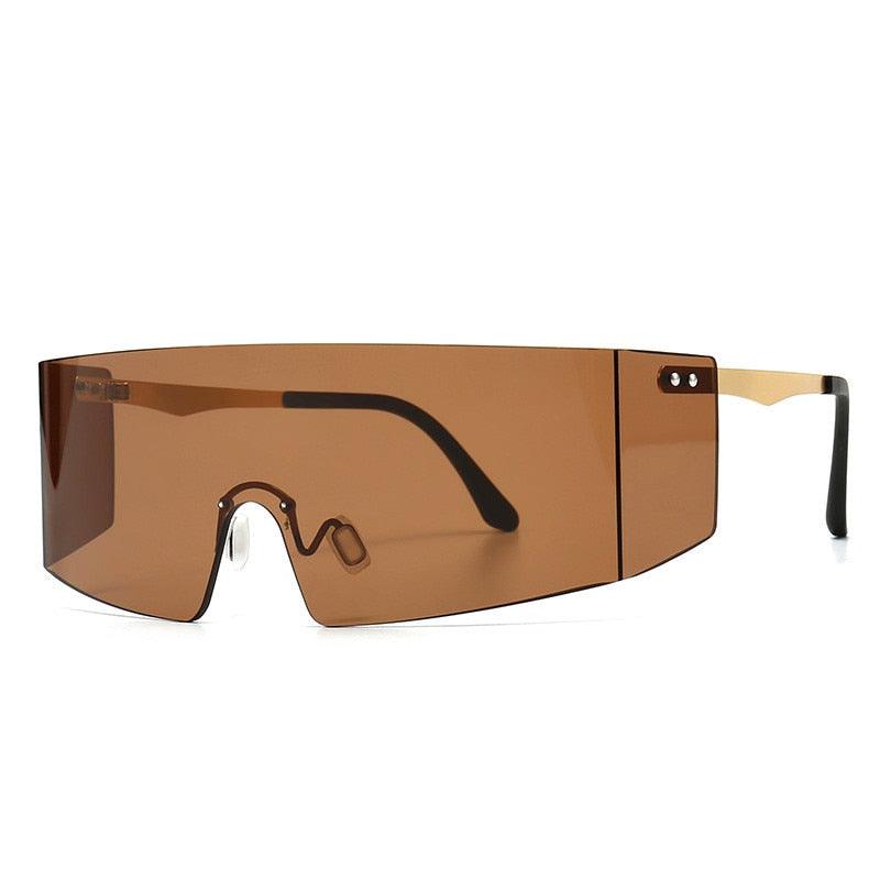 Fenn Oversized Wrap Around Sunglasses - Rad Sunnies