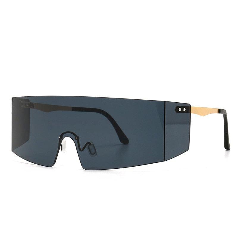 Fenn Oversized Wrap Around Sunglasses - Rad Sunnies