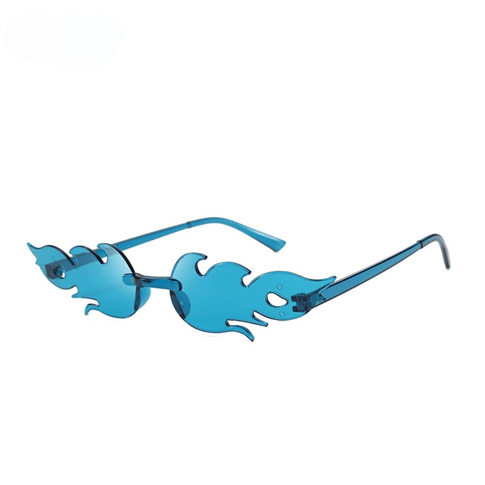 Firefly Rimless Flame Sunglasses - Rad Sunnies