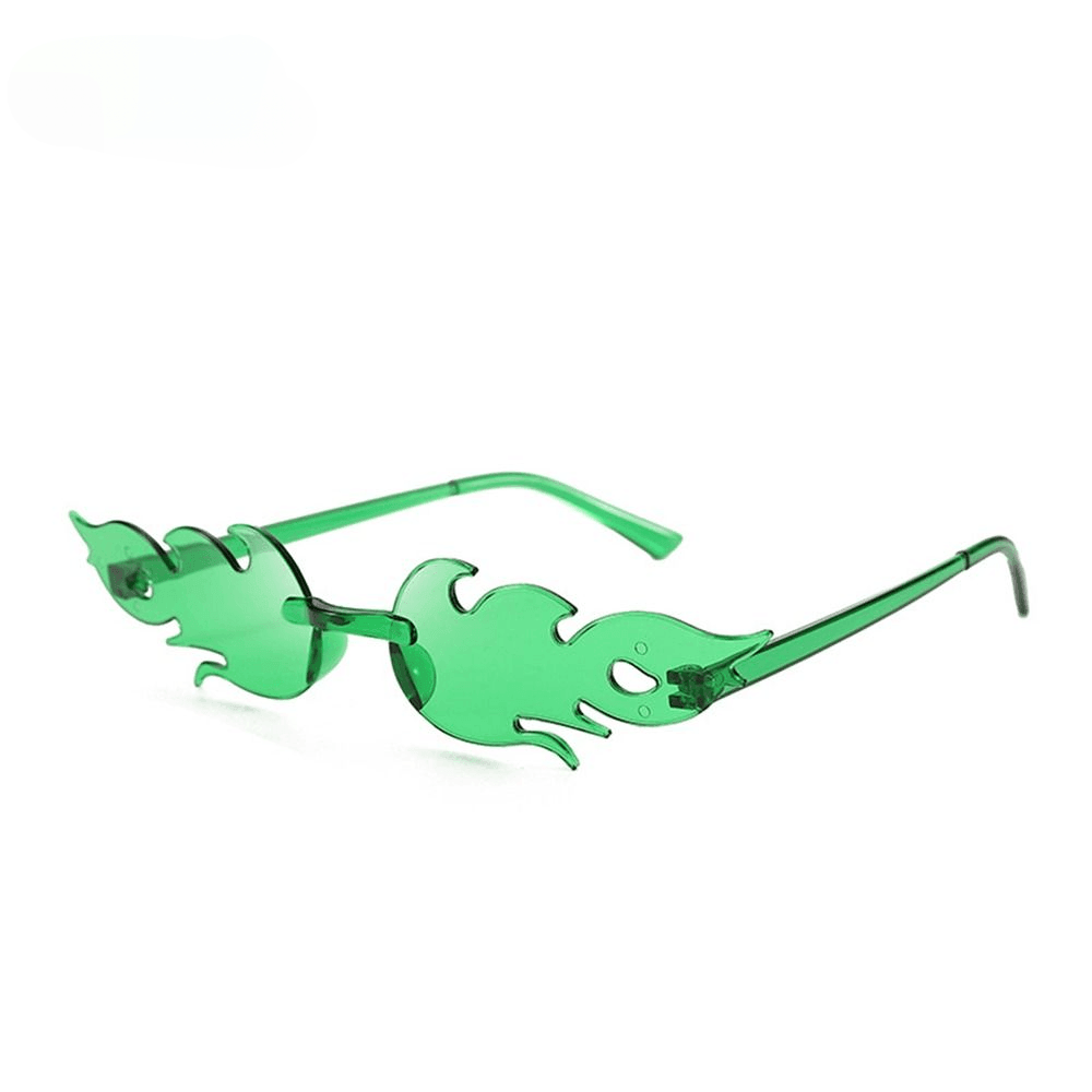 Firefly Rimless Flame Sunglasses - Rad Sunnies