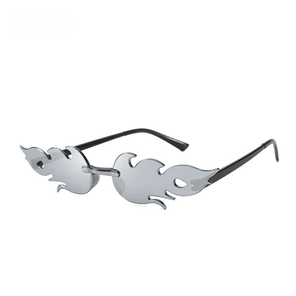 Firefly Rimless Flame Sunglasses - Rad Sunnies