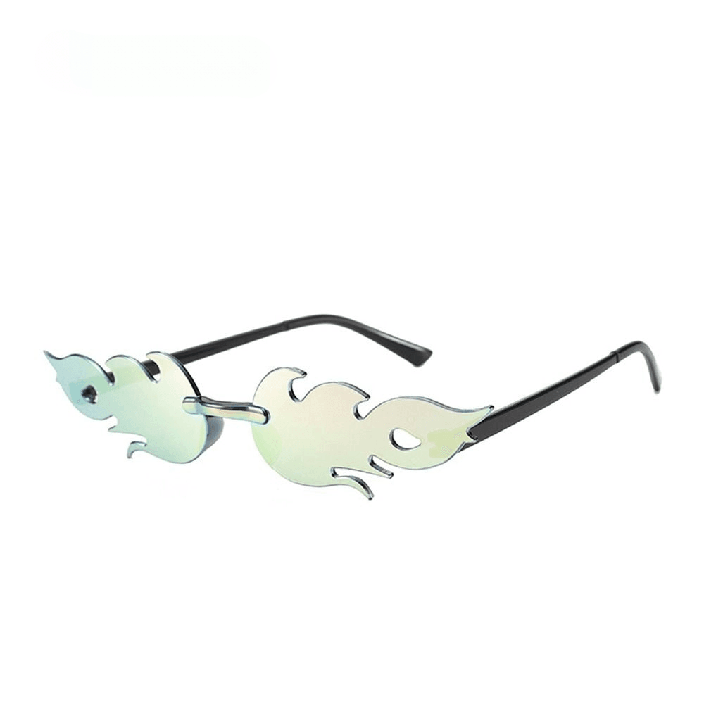 Firefly Rimless Flame Sunglasses - Rad Sunnies