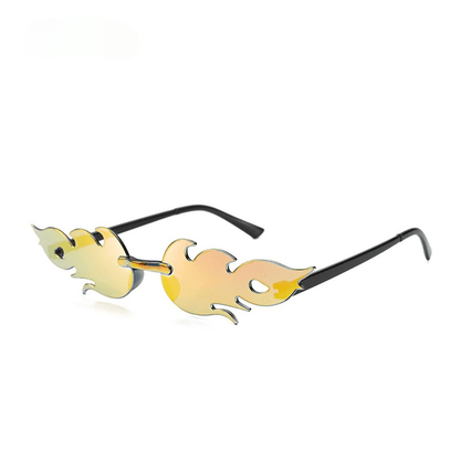 Firefly Rimless Flame Sunglasses - Rad Sunnies