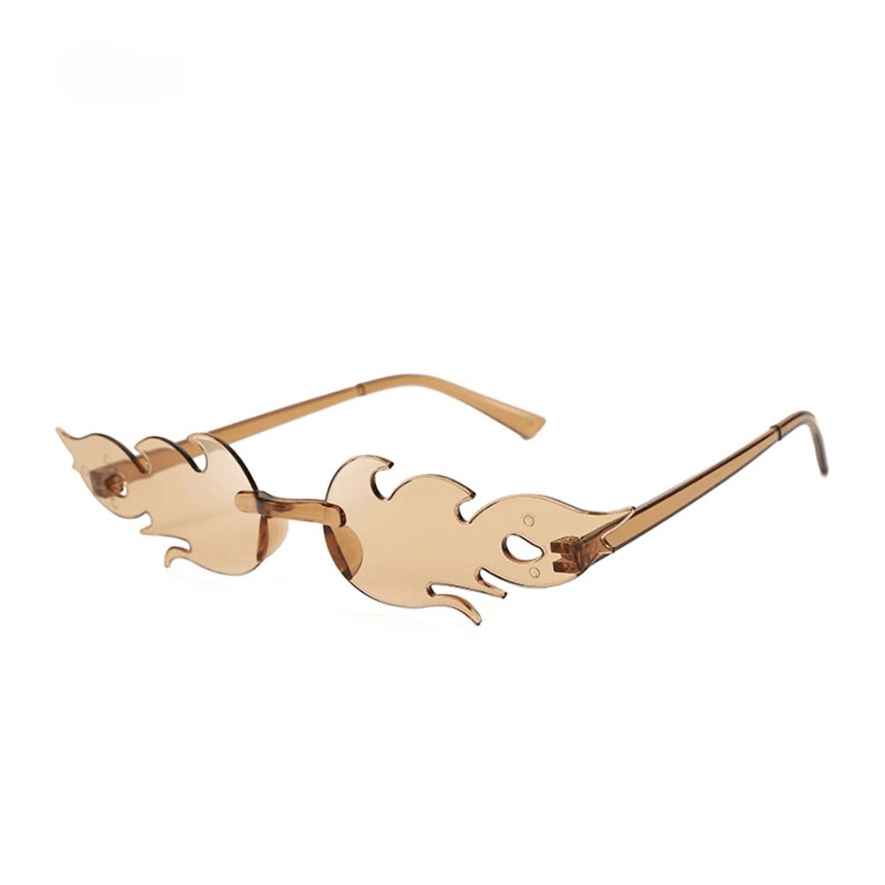 Firefly Rimless Flame Sunglasses - Rad Sunnies