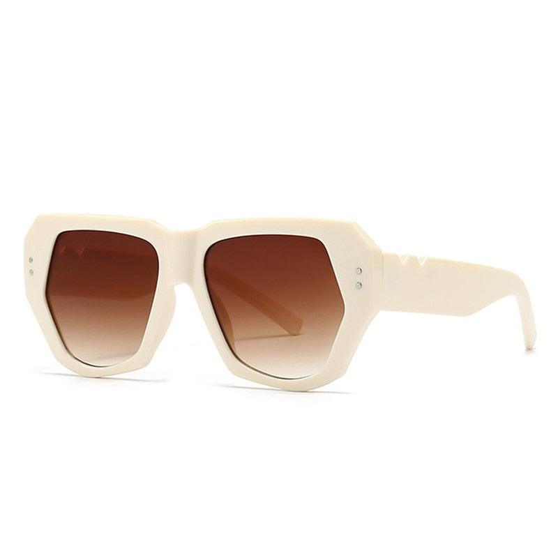 Gemma Retro Geometric Sunglasses - Rad Sunnies