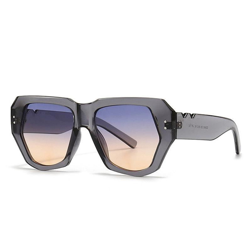 Gemma Retro Geometric Sunglasses - Rad Sunnies