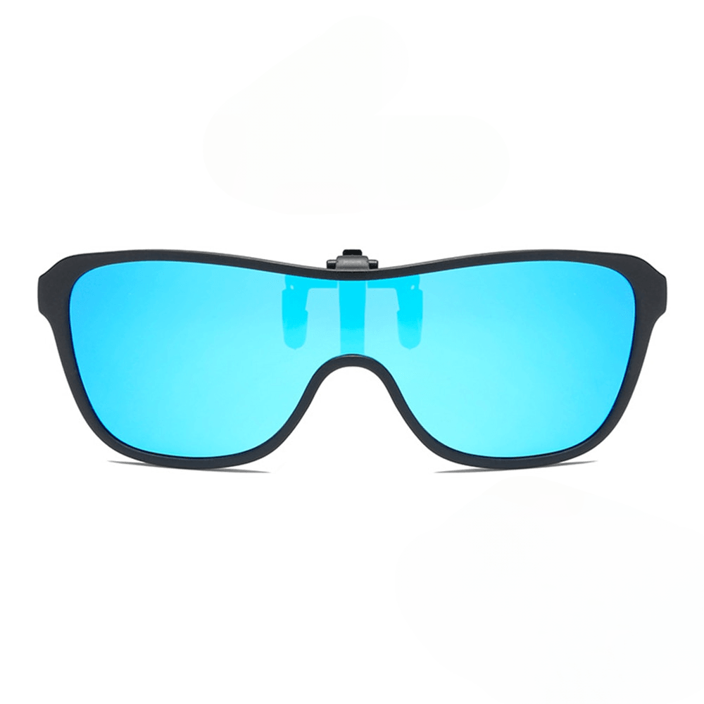 Hank Clip On Rectangle Polarized Sunglasses - Rad Sunnies