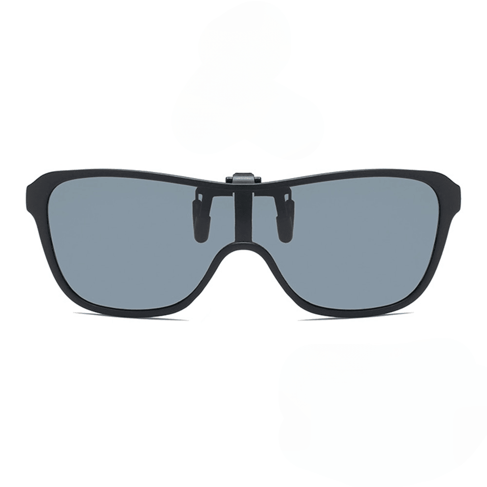 Hank Clip On Rectangle Polarized Sunglasses - Rad Sunnies