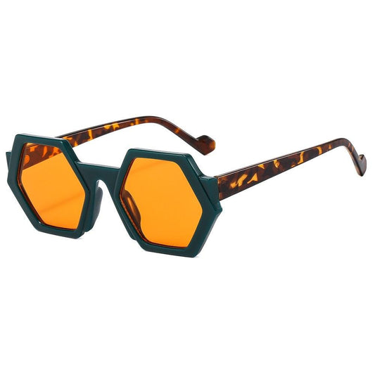 Hexa Retro Geometric Sunglasses - Rad Sunnies