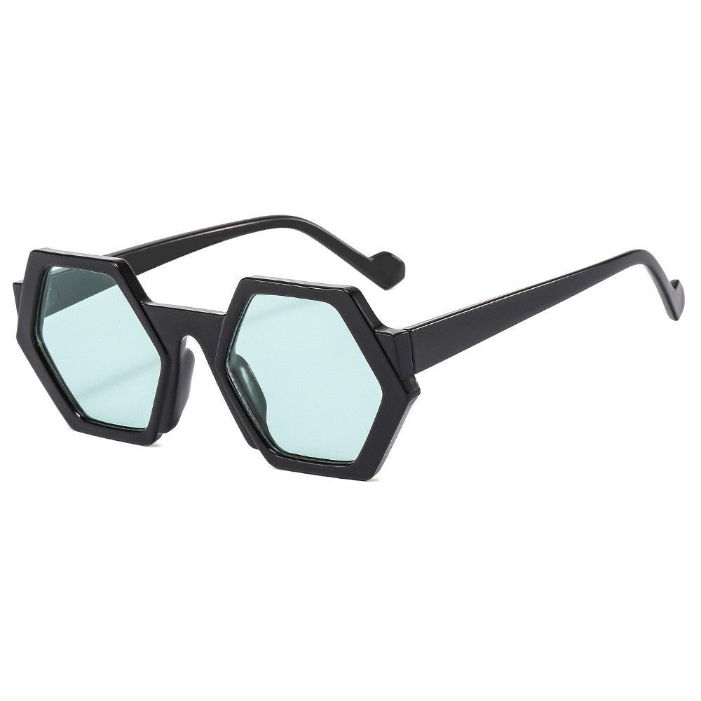 Hexa Retro Geometric Sunglasses - Rad Sunnies