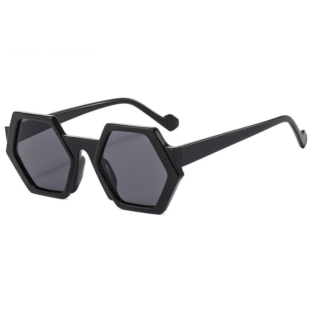Hexa Retro Geometric Sunglasses - Rad Sunnies
