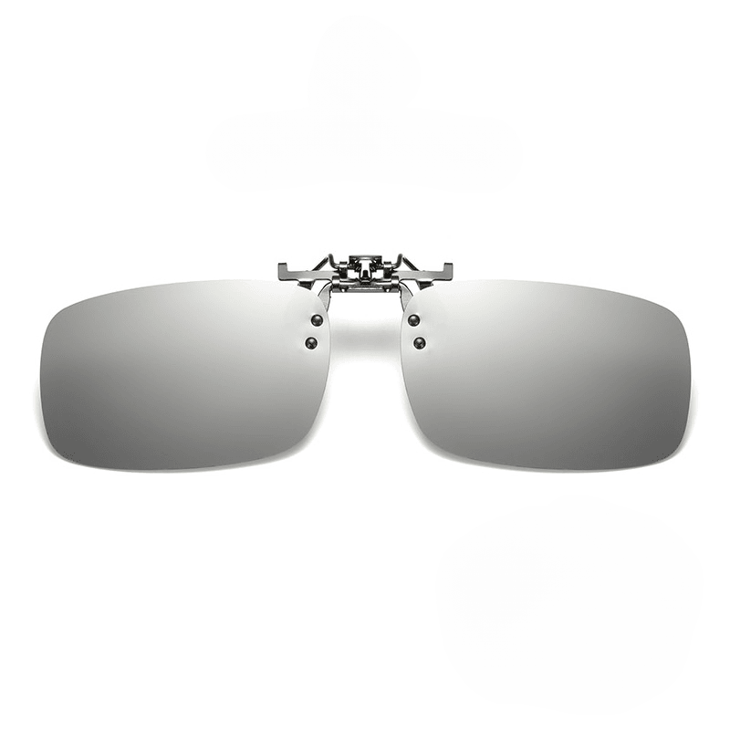 Jamie Clip On Rectangle Polarized Sunglasses - Rad Sunnies