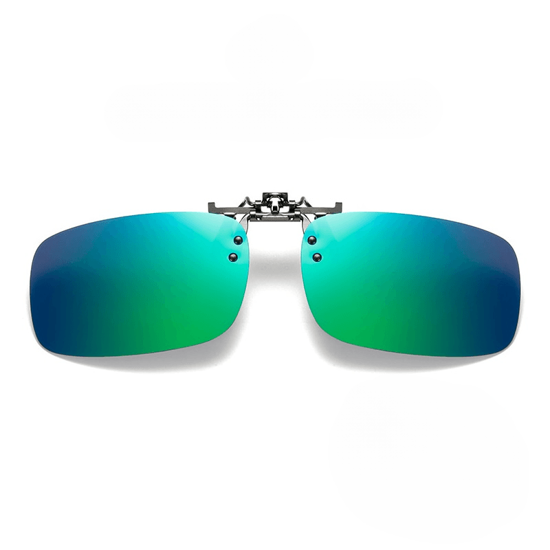 Jamie Clip On Rectangle Polarized Sunglasses - Rad Sunnies