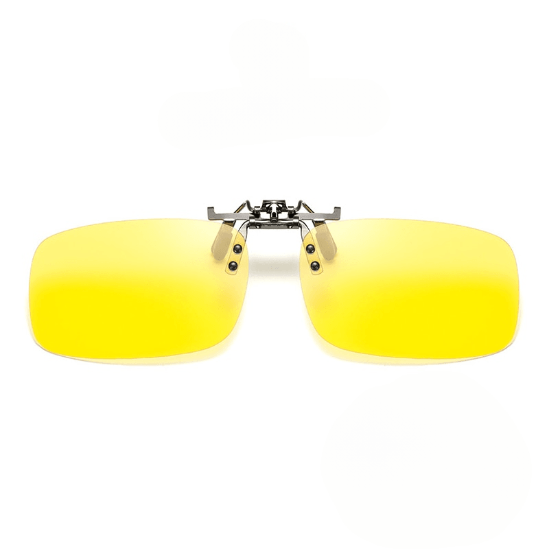 Jamie Clip On Rectangle Polarized Sunglasses - Rad Sunnies