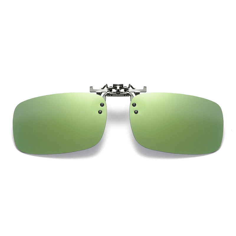 Jamie Clip On Rectangle Polarized Sunglasses - Rad Sunnies