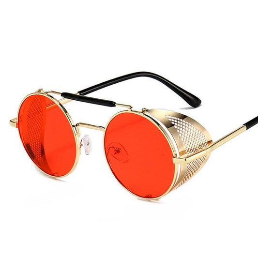 Jax Steampunk Round Sunglasses - Rad Sunnies