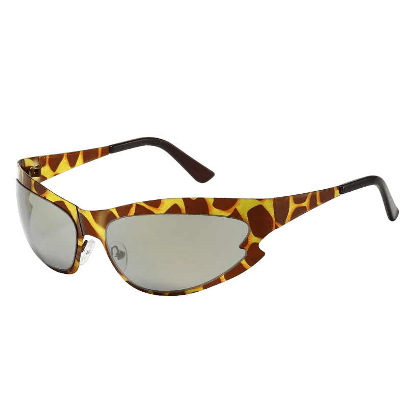 Keiko Steampunk Wrap Around Sunglasses - Rad Sunnies