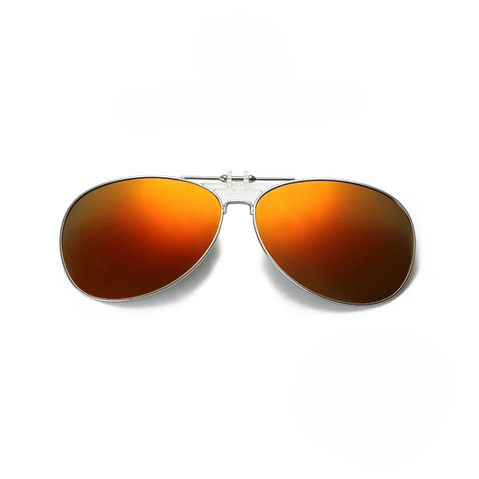 Larry Clip On Aviator Polarized Sunglasses - Rad Sunnies